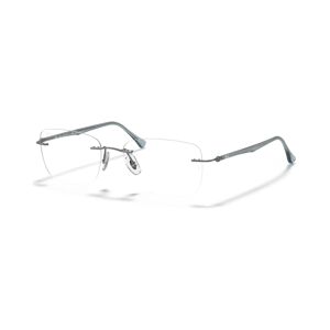Ray-Ban RX8725 Unisex Rectangle Eyeglasses - Mattebrown