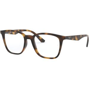 Ray-Ban RX7177 Unisex Square Eyeglasses - Havana