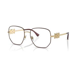 Versace Women's Irregular Eyeglasses VE1283 - Bordeaux, Gold-Tone