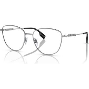 Burberry Women's Phantos Eyeglasses, BE1376 55 - Silver-Tone