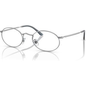 Giorgio Armani s Oval Eyeglasses, Ar 131VM 50 - Matte Silver-Tone