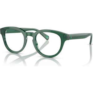 Ralph Lauren Polo Ralph Lauren Men's Phantos Eyeglasses, PH2262 48 - Shiny Transparent Green