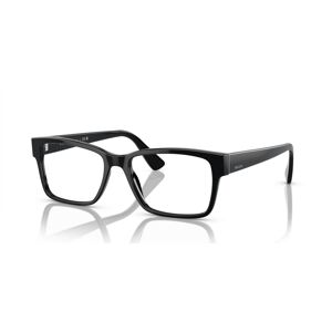 Prada Pr 15VV Men's Rectangle Eyeglasses - Black