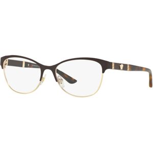 Versace VE1233Q Women's Irregular Eyeglasses - Brown Gold