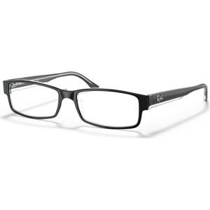 Ray-Ban RX5114 Unisex Rectangle Eyeglasses - Black