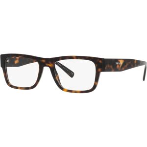 Prada PR15YV Men's Rectangle Eyeglasses - Havana