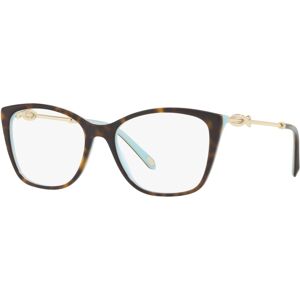 Tiffany & Co. TF2160B Women's Square Eyeglasses - Havana On Tiffany Blue