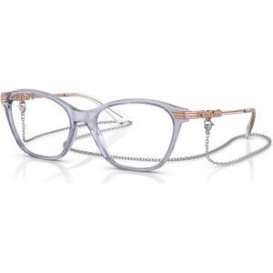 Vogue Eyewear Women's Cat Eye Eyeglasses, VO546151-o - Transparent Purple