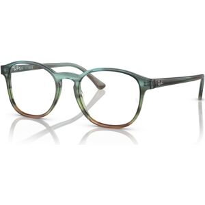 Ray-Ban Unisex Phantos Eyeglasses, RB5417 50 - Striped Blue, Green