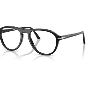 Persol Unisex Pilot Eyeglasses, PO3371V - Black