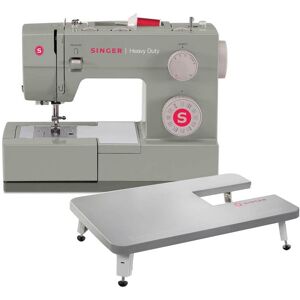 Singer Heavy Duty 4452 Sewing Machine with Extension Table - Grey