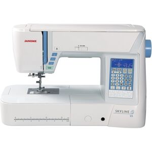 Janome Skyline S5 Computerized Sewing Machine - White