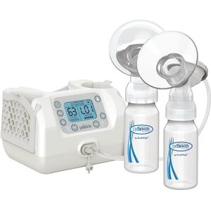 Dr. Browns Baby Dr. Brown's Custom flow Double Electric Breast Pump with Baby Bottles - Open White