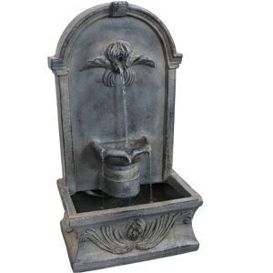 Sunnydaze Decor French-Inspired Reinforced Concrete Indoor/Outdoor Water Fountain - Grey