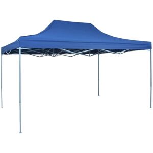 Vidaxl Professional Folding Party Tent 9.8'x13.1' Steel Blue - Blue