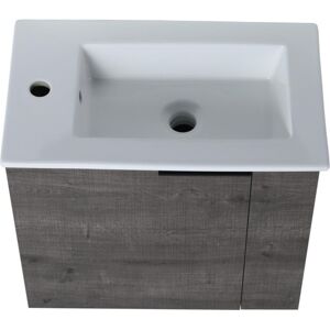 Simplie Fun Bathroom Vanity Ceramic Top - White