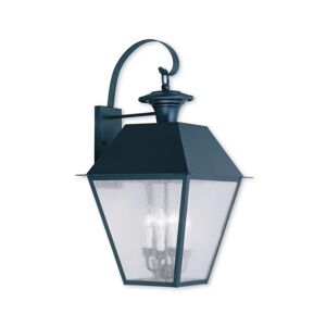Livex Mansfield 4-Light Outdoor Wall Lantern - Black