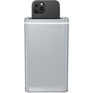 simplehuman Cleanstation Phone Sanitizer with Ultraviolet-c Light - Matte Silver Stainless Steel