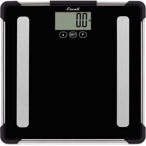 Escali Glass Body Analyzing Bathroom Scale, 400lb