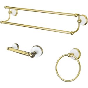 Kingston Brass 3-Pc. Bathroom Accessory Set - Polished Brass