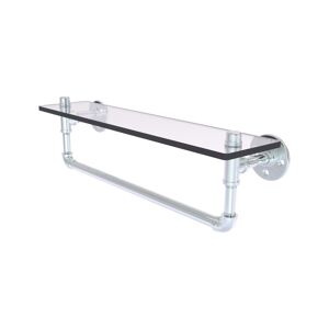 Allied Pipeline Collection 22 Inch Glass Shelf with Towel Bar - Polished chrome