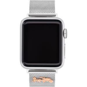 Coach Stainless Steel Mesh 38/40/41mm Apple Watch Band - Silver