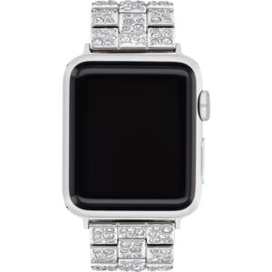 Coach Stainless Steel Crystal Bracelet Apple Watch, 38, 40, 41mm - Stainless Steel