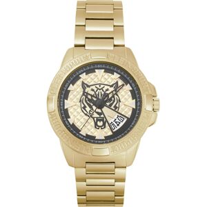 Plein Sport Men's Touchdown Gold-Tone Stainless Steel Bracelet Watch 44mm - Gold