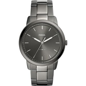 Fossil Men's Minimalist Smoke Stainless Steel Bracelet Watch 44mm - Smoke Plating