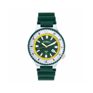 Axwell Men Summit Plastic Watch - Green, 46mm - Green
