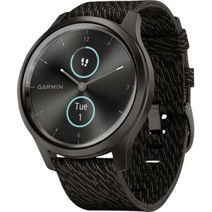 Garmin Unisex Vivomove 3 Style Black Nylon Strap Smart Watch 24.1mm - Black