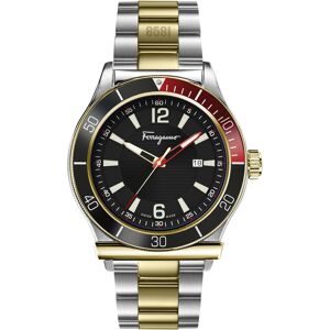 Salvatore Ferragamo Men's Swiss 1898 Sport Two Tone Stainless Steel Bracelet Watch 44mm - Two Tone