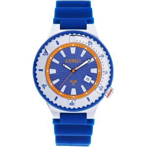 Axwell Men Summit Plastic Watch - Blue, 46mm - Blue