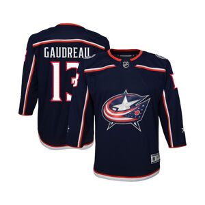 Outerstuff Big Boys and Girls Johnny Gaudreau Navy Columbus Blue Jackets 2022/23 Premier Player Jersey - Navy