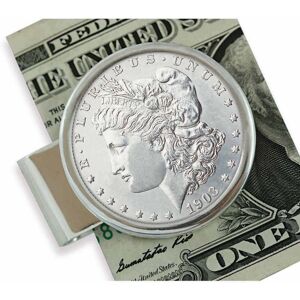 American Coin Treasures Men's American Coin Treasures Sterling Silver Morgan Dollar Coin Money Clip - Silver