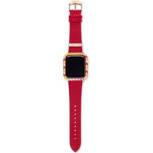 Missoni Red Case & Leather Strap for Apple Watch 41mm Gift Set - Red