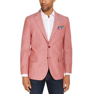 Nautica Men's Modern-Fit Chambray Sport Coat - Red