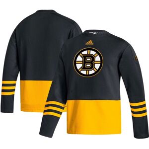 Adidas Men's Black Boston Bruins Logo Aeroready Pullover Sweater - Black