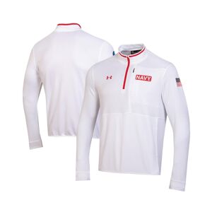 Under Armour Men's Under Armour White Navy Midshipmen 2022 Special Games Quarter-Zip Pullover Top - White