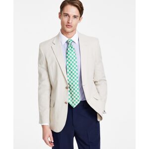 Nautica Men's Modern-Fit Chambray Sport Coat - Yellow