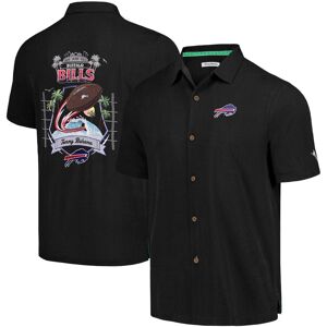 Tommy Bahama Men's Tommy Bahama Black Buffalo Bills Tidal Kickoff Camp Button-Up Shirt - Black