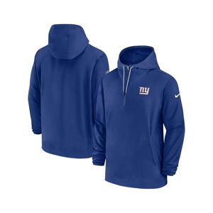 Nike Men's Nike Royal New York Giants Sideline Quarter-Zip Hoodie - Royal