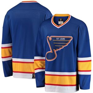 Fanatics Men's Blue St. Louis Blues Premier Breakaway Heritage Blank Jersey - Blue