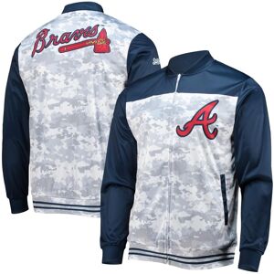 Stitches Men's Stitches Navy Atlanta Braves Camo Full-Zip Jacket - Navy