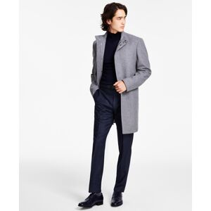 Calvin Klein Men's Mayden Slim-Fit Overcoat - Grey