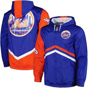 Men's Mitchell & Ness Royal New York Mets Undeniable Full-Zip Hoodie Windbreaker Jacket - Royal