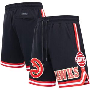 Pro Standard Men's Black Atlanta Hawks Chenille Shorts - Black