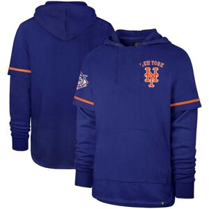 Men's '47 Brand Royal New York Mets Shortstop Pullover Hoodie - Royal