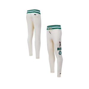 Men's Pro Standard Cream Boston Celtics Retro Classic Fleece Sweatpants - Cream