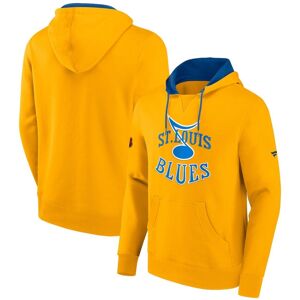 Fanatics Men's Fanatics Gold St. Louis Blues Special Edition 2.0 Team Logo Pullover Hoodie - Gold